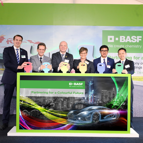 BASF opens its first automotive coatings production plant in Thailand, by chewmwinfo
