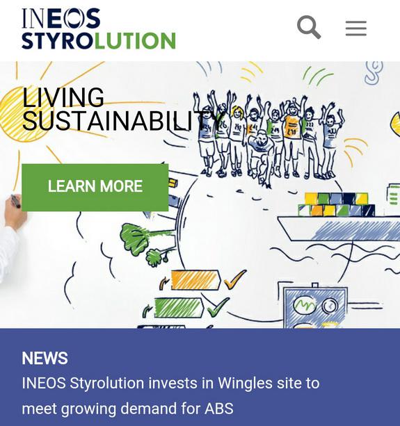 INEOS Styrolution invests in Wingles site to meet growing demand for ABS, New 50,000 tonnes ABS production line is planned to be operational in 2020,by chemwinfo